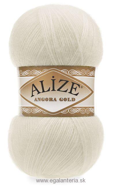 Alize Angora Gold 599 - kost bílá