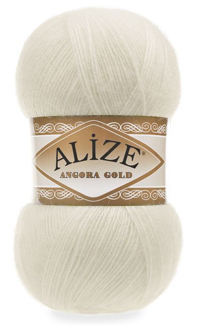 Alize Angora Gold 599 - kost bílá