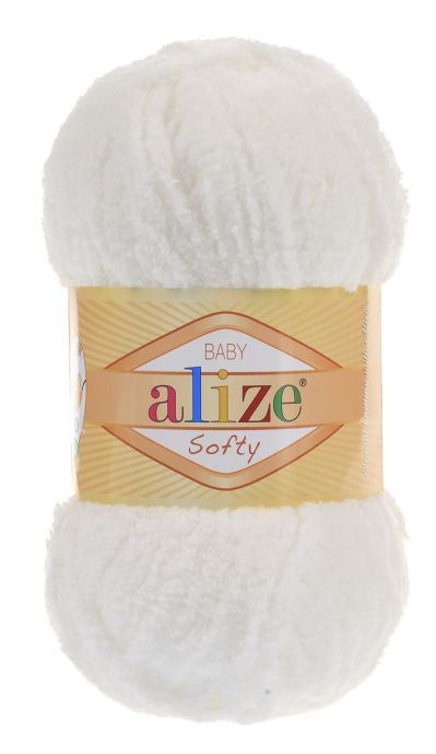 Alize Softy 450 - perlově bílá