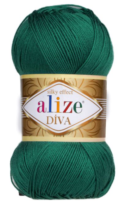 Alize Diva 453 - machová zelená