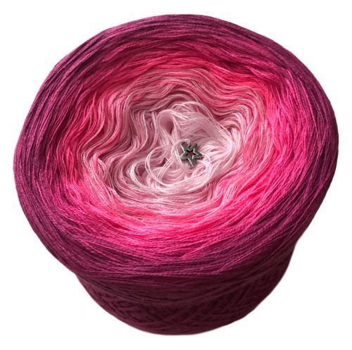 3 nitka Cherubinka Pink Ombre 1000 m