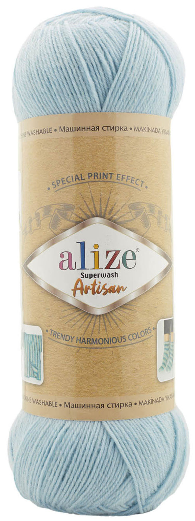 Alize Superwash Artisan 522 - mentolová