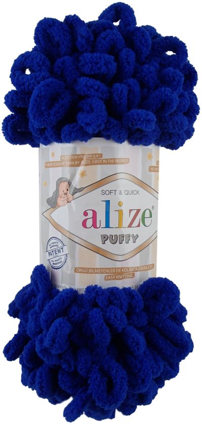 Alize Puffy 141 - královská modrá