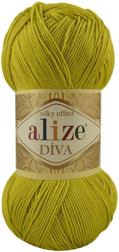 Alize Diva 109 - citrónová žlutá