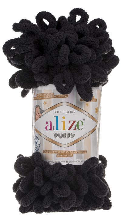 Alize Puffy 60 - černá