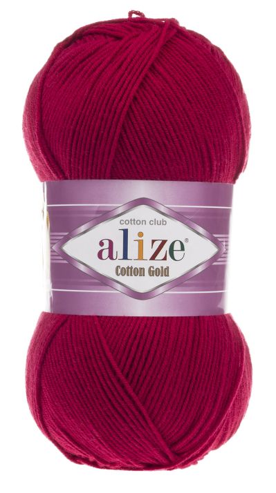 Alize Cotton Gold 390 - višňová