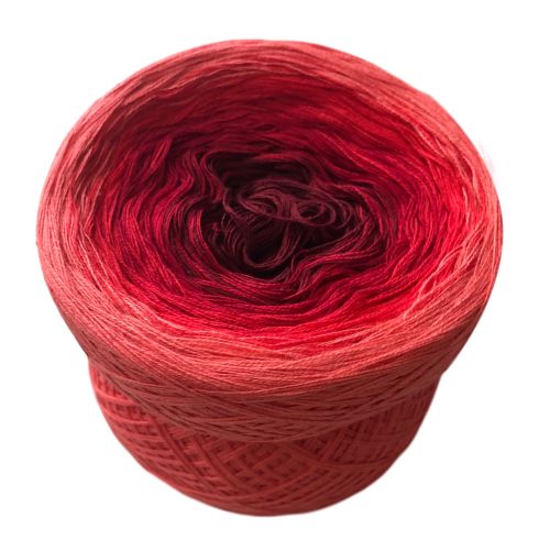 3 nitka Cherubinka Red Ombre Reverse 1000 m