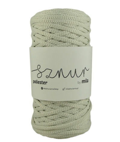 Polyester Sznur 5 mm plochý - 269 - perla