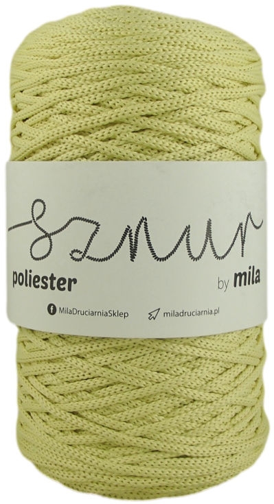 Polyester Sznur 3 mm - 205 - světle žlutá