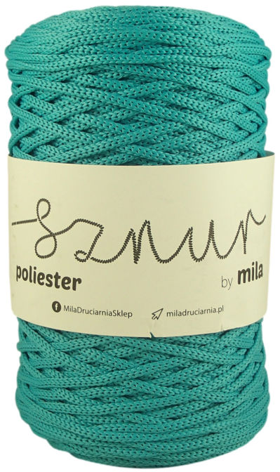 Polyester Sznur 3 mm - 252 - azurová