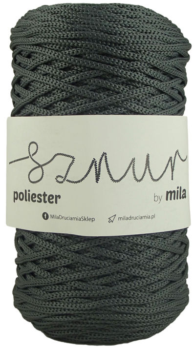 Polyester Sznur 3 mm - 41 - grafit