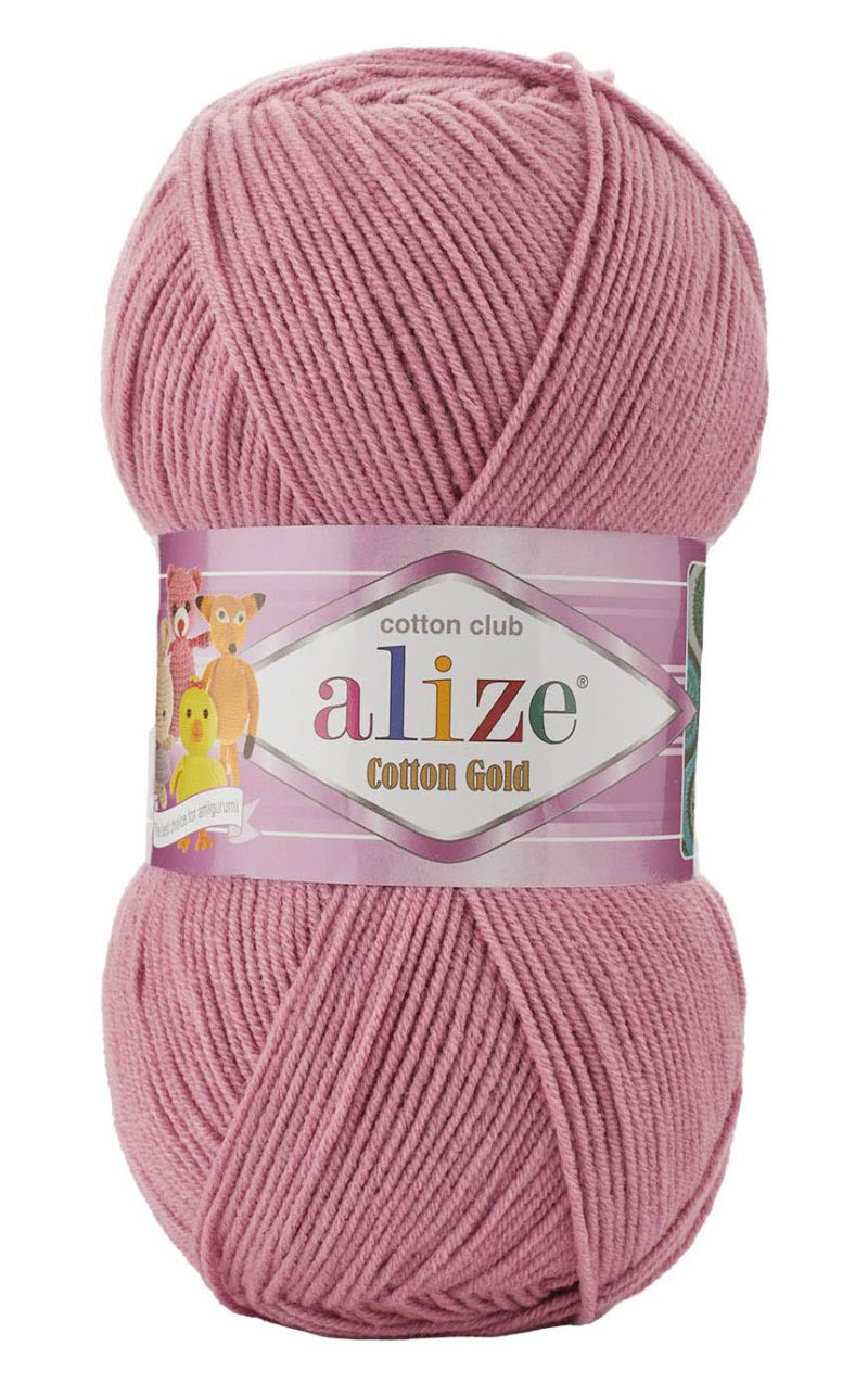 Alize Cotton Gold 676 - starorůžová