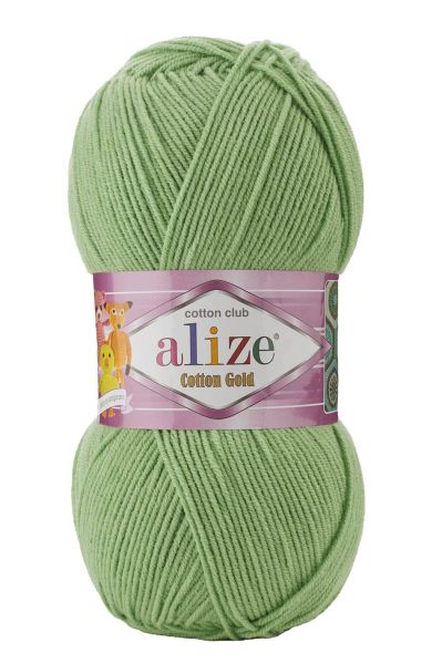 Alize Cotton Gold 103 - slabě zelená