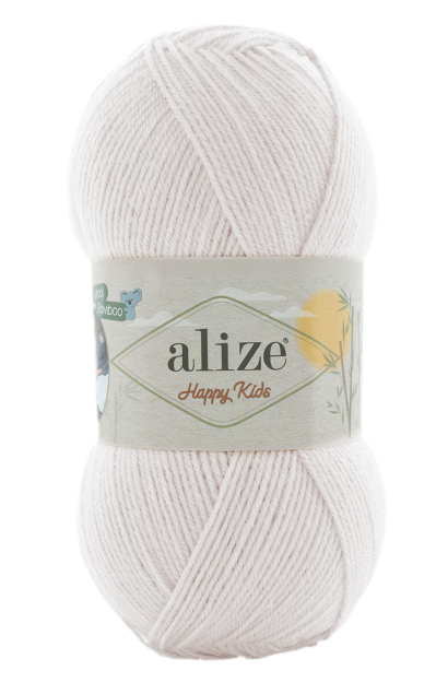 Alize Happy Kids 55 - bílá