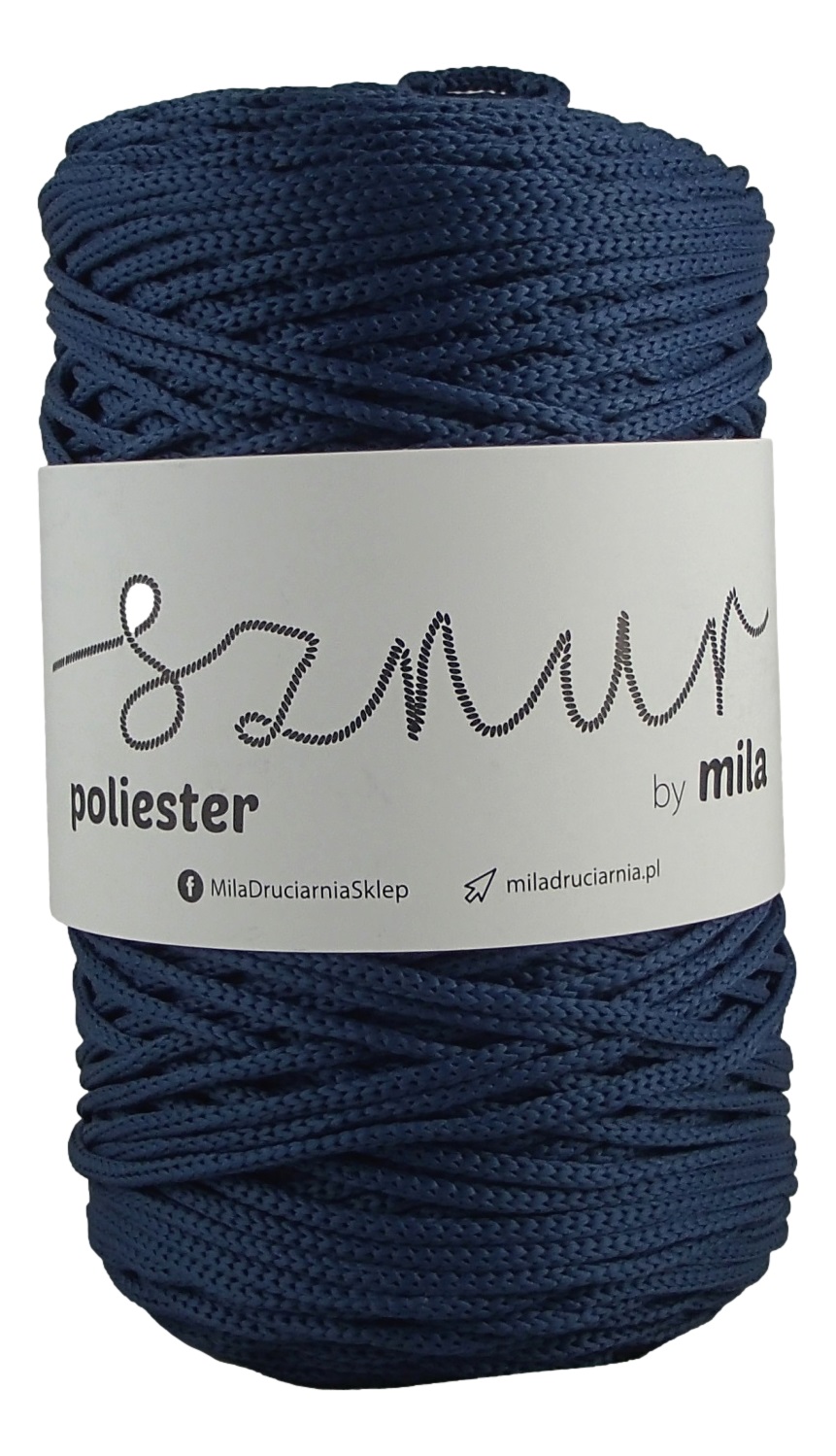 Polyester Sznur 3 mm - 72 - modra